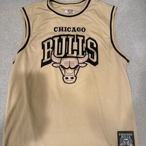 NBA Chicago Bulls Tan Jersey